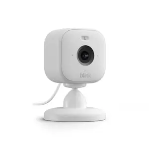 Blink - Mini 2 Indoor/Outdoor 1080p Plug-In Security Camera (1-Pack) - White