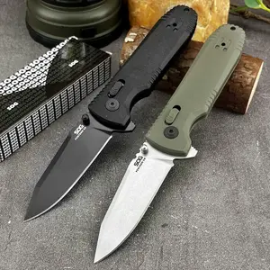 Hot Selling Pocket Folding Knife, Stainless Steel Fishing Hiking Rescue Tool, Nylon Fiber Handle, 7cr13mov Blade, Portable Camping Outdoorknife, Folding Pocket Knives
