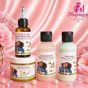 Mini hair care set with shampoo and conditioner