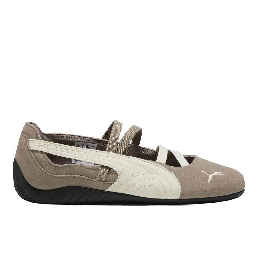 PUMA Womens Speedcat Ballet Suede Sneakers Shoes Casual - Brown
