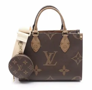 Pre-owned Louis Vuitton Canvas Shoulder Bags OnTheGo PM Monogram 2way Bag