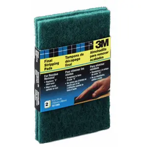 3M 10113 Scotch Brite Final Stripping Pad - 2 Pack