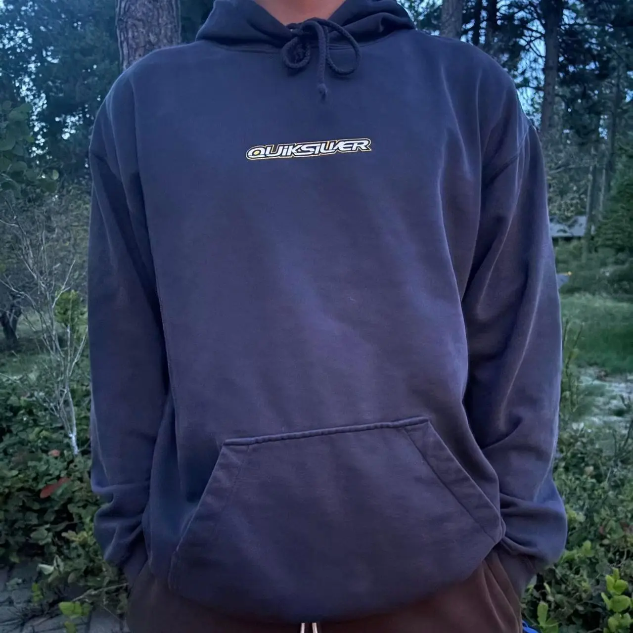 Grail Vintage 90s Y2k Quicksilver Sun Faded Center Hit Surf Hoodie, Pullover Hoody Hoodie, Shirt for Men, Dad Gifts