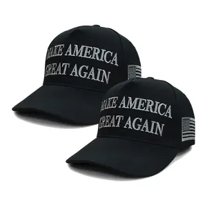 Black MAGA Snapback Hat