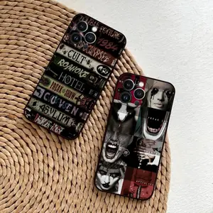 American Horror Story Phone Case For iPhone 17,16,15,14,13,12,11,Plus,Pro Max,Samsung Galaxy S26 S25 S24 S23 S22 Soft Silicone Black Cover