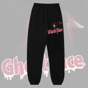 Ghostface Black Sweatpants, Scary Movie Sweatpant, Horror Sweatpants, Halloween Scary Movie Pants, Killer Costume Vibe