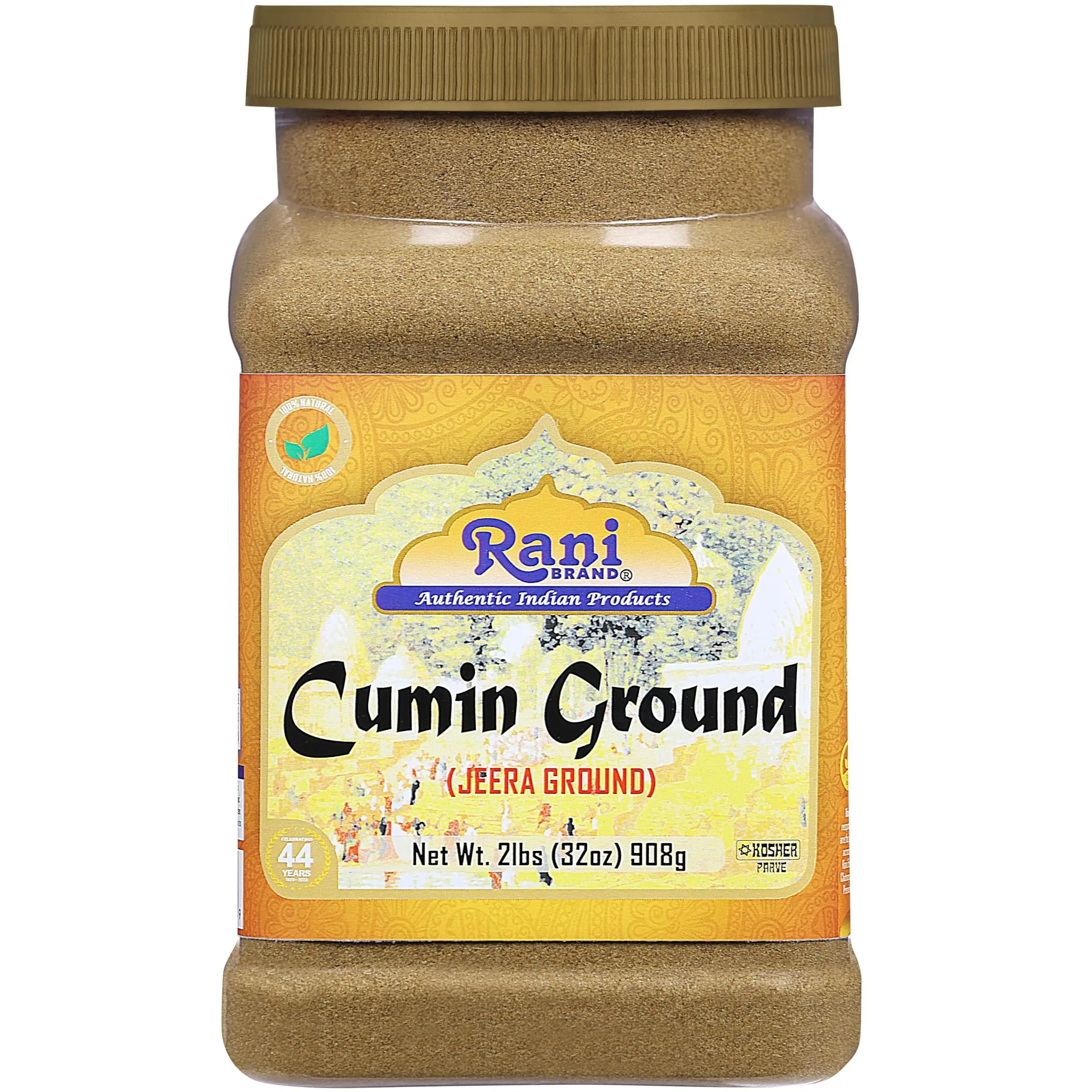 Rani Cumin (Jeera) Powder Spice 32oz (2lbs) 908g PET Jar ~ All Natural | Vegan | Gluten Friendly | NON-GMO | Kosher | Indian Origin