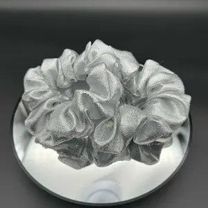 Silver scrunchies 2 for $9.99