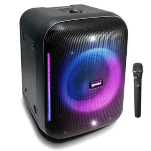 GRV-650L UltraRave | 320W Portable Bluetooth Speaker with Dynamic LED Lighting & Wireless Microphone | USB, Aux, TWS Stereo Pairing | Ideal for Home, Parties, Karaoke