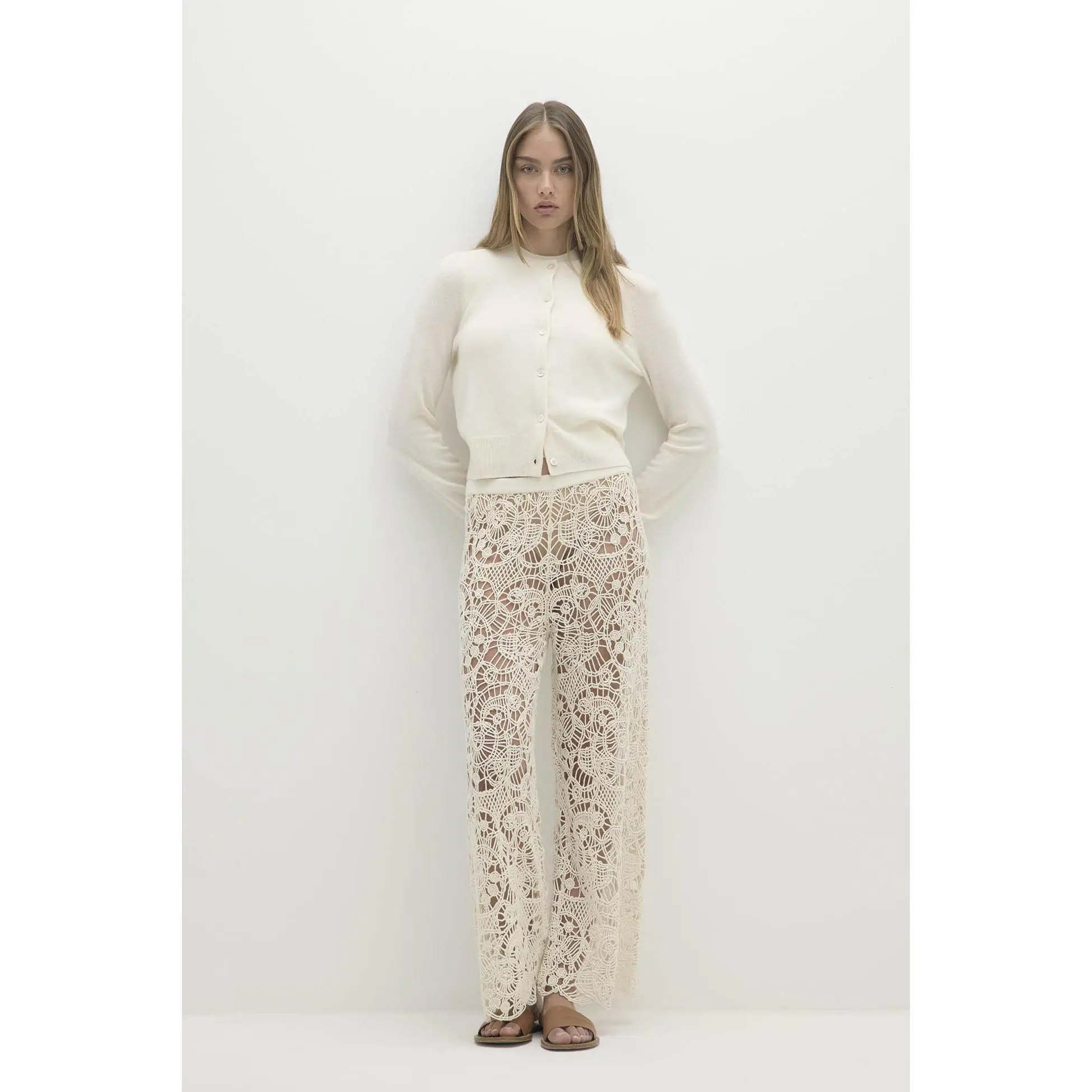 JAYLA BUTTON-UP CASHMERE CARDIGAN