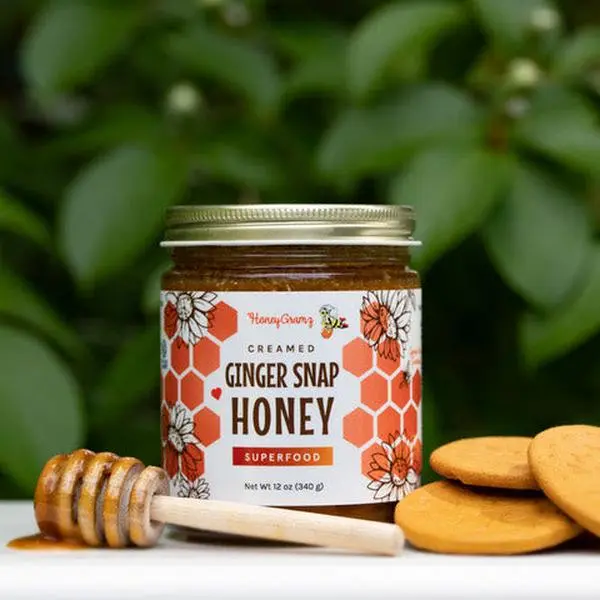 Ginger Snap Honey- Unfiltered Raw honey Ginger Snap Honey- Unfiltered Raw honey