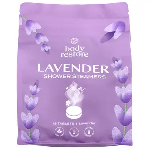 Body Restore Shower Steamers, Lavender, 15 Tablets, 13.2 oz