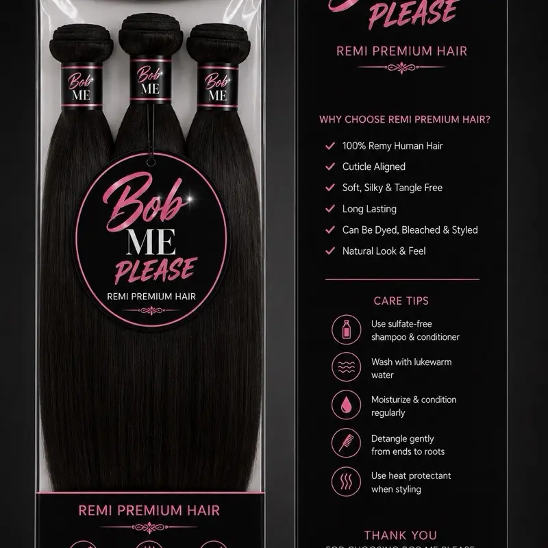 Bob Me Please Remy Hair
