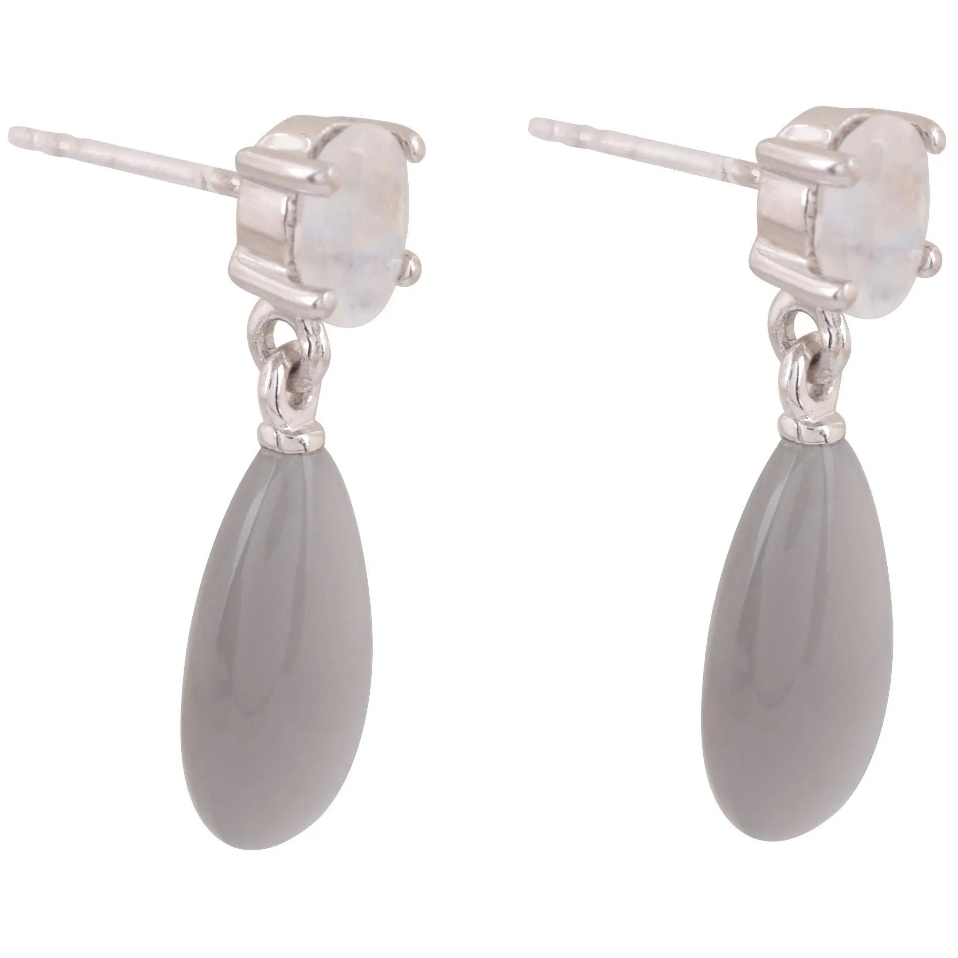 Affinity Gems Multi-Gemstone Dangle Drop Earrings, Sterling