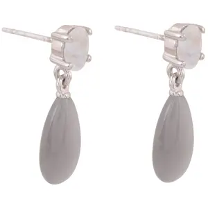 Affinity Gems Multi-Gemstone Dangle Drop Earrings, Sterling
