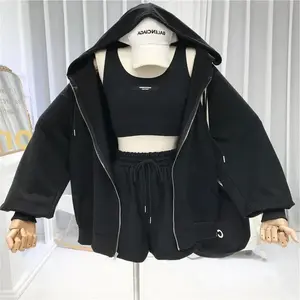 Women's 3-Piece Hoodie Set | Active/Loungewear