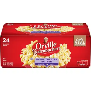 Orville Redenbacher's Microwave Popcorn, Movie Theater Butter Flavor, 3.29 oz., 24-Count