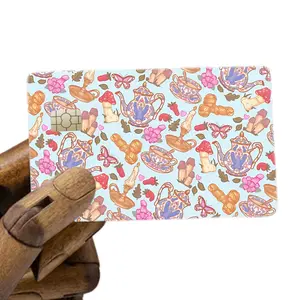 Mushroom Cottagecore Credit Card Sticker Cute Vinyl Wrap with Funny Forest Vibes