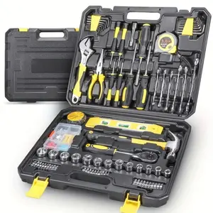 Household Hardware Tool Set Combination Toolbox With Tools Gift Tool Set Complete Hardware Tools 82pcs 108pcs Home Repair DIY Tools