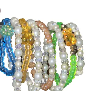 Pearls & Beads Handmade Bracelets - Jewelry by 8 Years Old Smart Little Strong Girlie - Custom Order Available Now