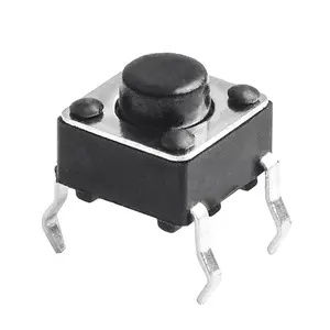 Vilros 10 Pcs Momentary Tactile Tact Push Button Switch-- 6 x 6mm x 5mm