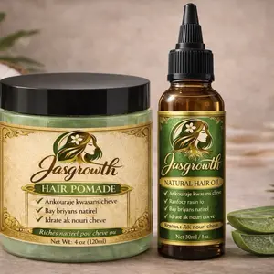 Jasgrowth Hair Growth Set  Pomade + Natural Hair Oil
