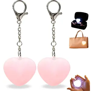 Love Purse Light Handbag Lights, 2/4PCS Love Wallet Tote Bag Touch Sensing Light, Rechargeable Purse Lights for Women Heart Handbag Lighting LED Touch Sensor Gift