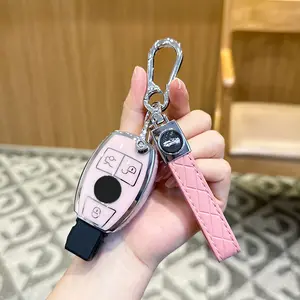 For Mercedes Benz Key Fob Cover, Fit for C E S M CLS CLK G Class Keyless Smart Car Accessories