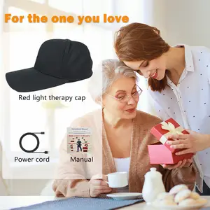 3000mAh Built-in Battery Red Light Therapy Cap 150 LEDs 660nm 850nm 3 Brightness Levels 3 Modes Adjustable Size Cordless for Scalp Care Home Travel Use