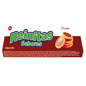Reinitas Fresa 150g | Strawberry Sandwich Cookies