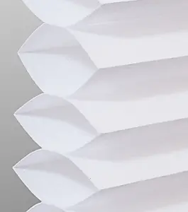 Bravada Select Cordless Honeycomb 9/16-Inch Cellular Shade Light Filtering WHITE Inside Mount Easy Use Safe for Pets & Children Stress-Free Installation with PVC Rails