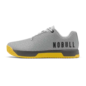 NOBULL Women's Outwork Edge Shoe in Pewter Marigold - OG Strength Training Shoe, Durable Gym Trainer, Lifting Sneaker