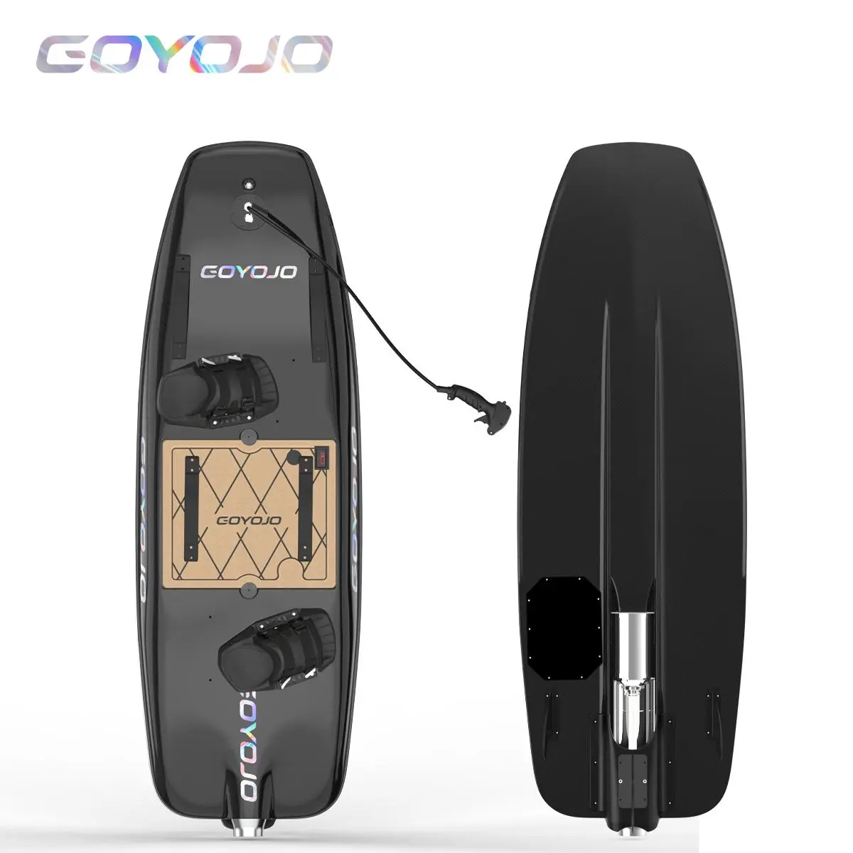 GOYOJO Real Carbon Fiber Electric Surfboard for Adults, 186cm Modern Ultra-Light Jetboard with 10kW Motor & 75Ah Battery for High-Speed Surfing, 60Kg Paddleboard Surfingmachine