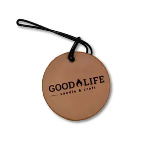 Farmhouse Christmas Scented Leather Air Freshener