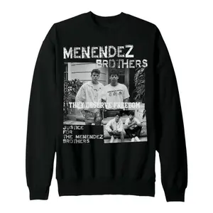 Free The Menendez Brothers Sweatshirt | justice | erik and lyle oversized gildan sweatshirt |