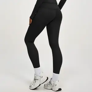 High-Elasticity Yoga Pants for Women Black Outdoor Sports Fitness Yoga Training Breathable Sweatpants Leg Tight Leggings Fits Gym