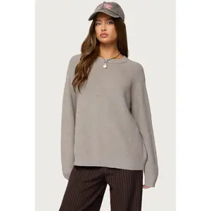 Lavonne Oversized Knit Raglan Sweater