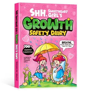 【TIKBOOKS】Sweetheart Girls' Growth Safety Diary Essential for Growing Up with SafePages & Privacy Protection 100 Heartfelt Suggestions for Teenage Girls