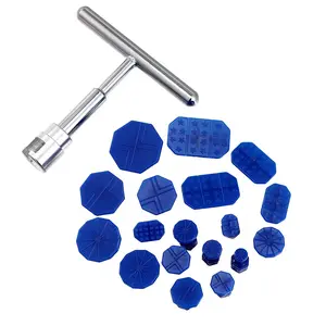 Car Dent Repair Puller Kit 18pcs Plastic Glue Tabs T Handle Universal Remover To