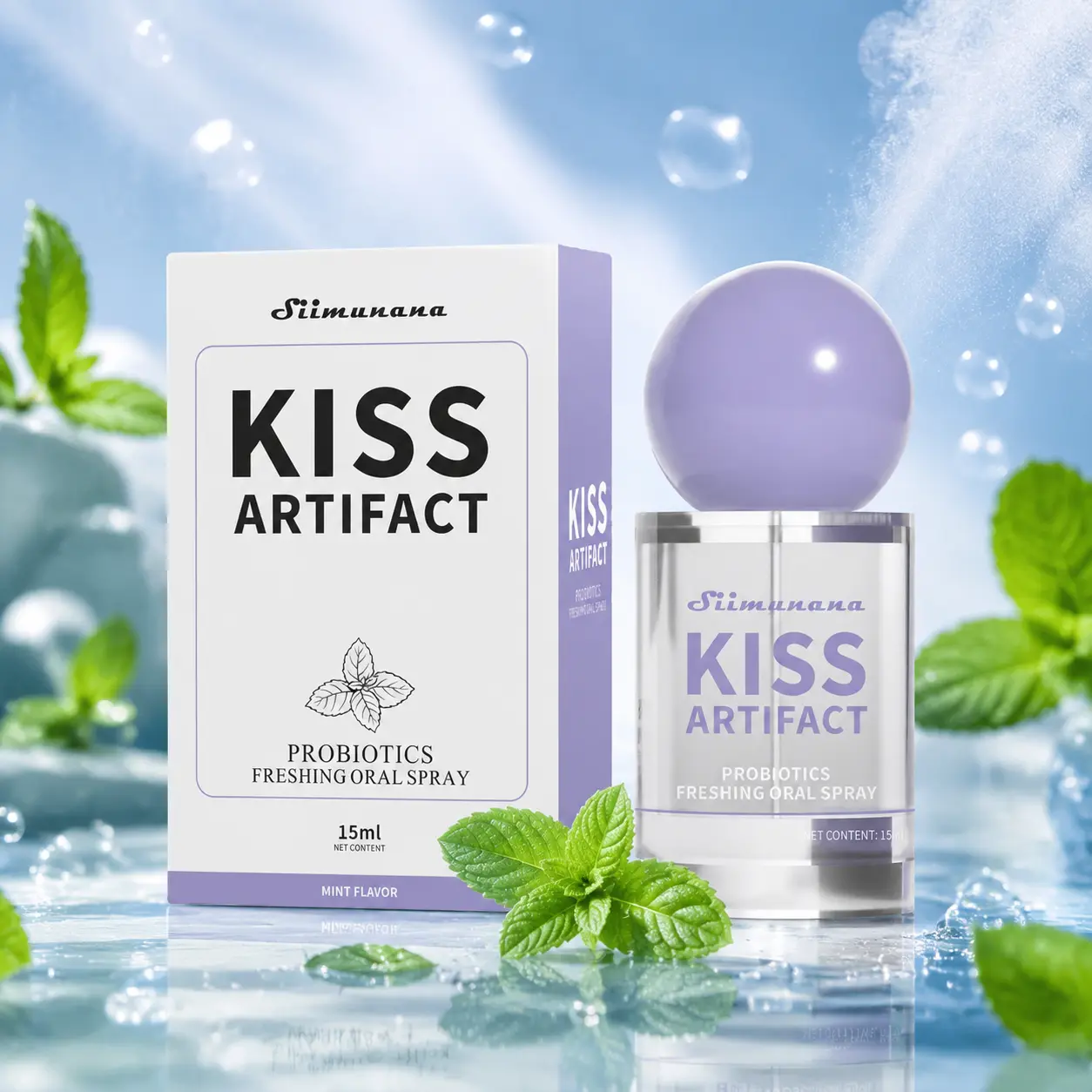 Probiotic Oral Spray 15ml Fresh Breath & Oral Care, Sugar-Free, Long-Lasting Freshness Probiotic Oral Spray – Breeze Mist for Lasting Freshness & Oral Care, Probiotic Oral Spray Ultimate Long-Lasting Freshness & Oral Care Portable, Sugar-Free & Must-Have
