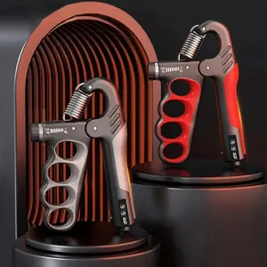 11.02-220.46LB Grip Strength Trainer Mechanical counting Wrist Expander Fitness Gym Training Hand Gripper Adjustable Resistance Hand Gripper