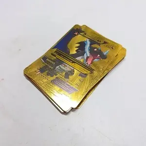 Set 55 Premium Metal Cards Gold Silver Black – Luxury Poker Style Collectible Cards