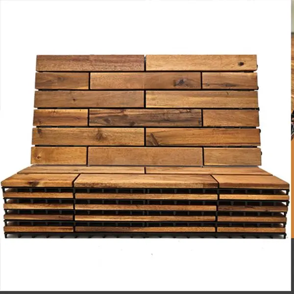 Majestick Goods Interlocking Deck Tile - Long (6 Pack) for Flooring Needs