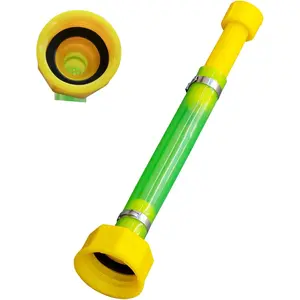 1 count 10.9'' Gas Can Spout Replacement-Leak-Proof Anti-Spill Nozzle Hose Compatible with Midwest & Scepter 1/2/5/10 Gallon  Jugs (Fits 1.75"-1.8" Threads)