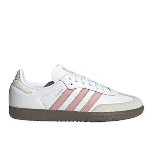 adidas Womens Samba Og Lace Up Sneakers Shoes Casual - Pink, White adidas Womens Samba Og Lace Up Sneakers Shoes Casual - Pink, White