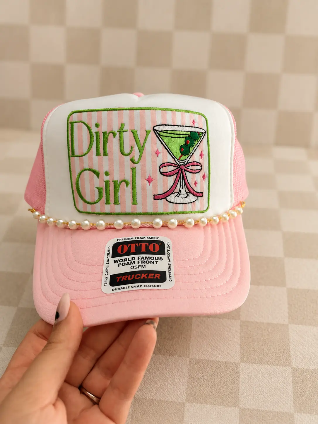 Dirty girl trucker hat