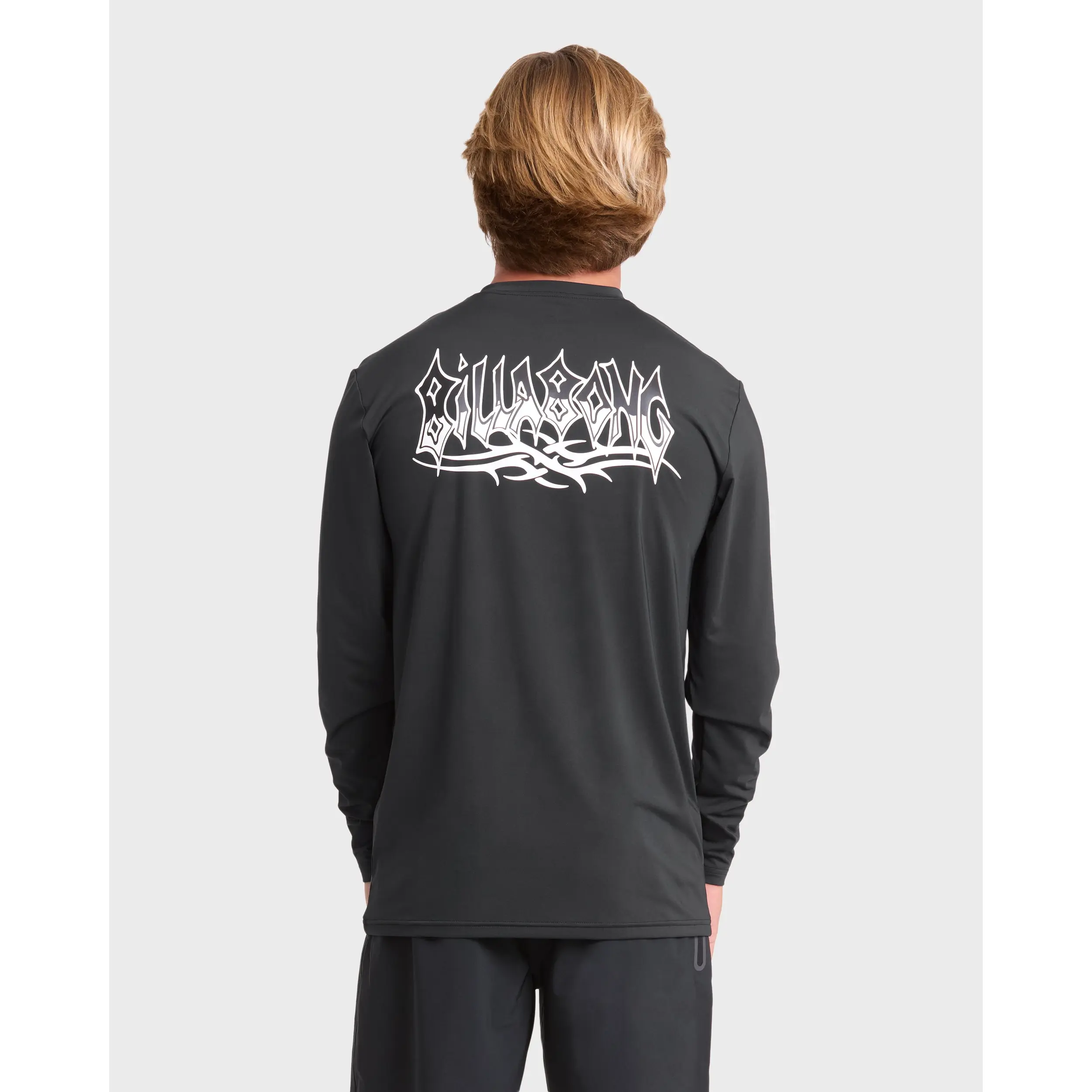 Primo Pack Loose Fit UPF 50 Long Sleeve Surf Tee - Black