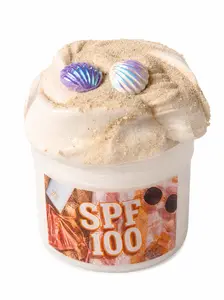 Thick and Glossy Slime, SPF 100 Suntan Lotion for Stress Relief (Classic Novelty Toy)