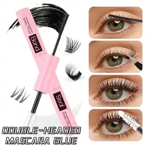 Long-Lasting Waterproof Eyelash Glue, Dual-Purpose Adhesive Sealant, Ideal for DIY Lash Extensions, Perfect for Beginners, Makeup