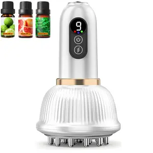 YOLUXSPA Handheld Body Massager for Legs & Belly-Full Body Relaxation, Heat, Vibration, Microcurrent for Muscle Relaxation, Reduce Stress.